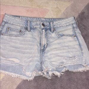 size 4 high waisted american eagle shorts